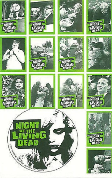 NIGHT OF THE LIVING DEAD (1968) - 11x17 Trading Cards Poster